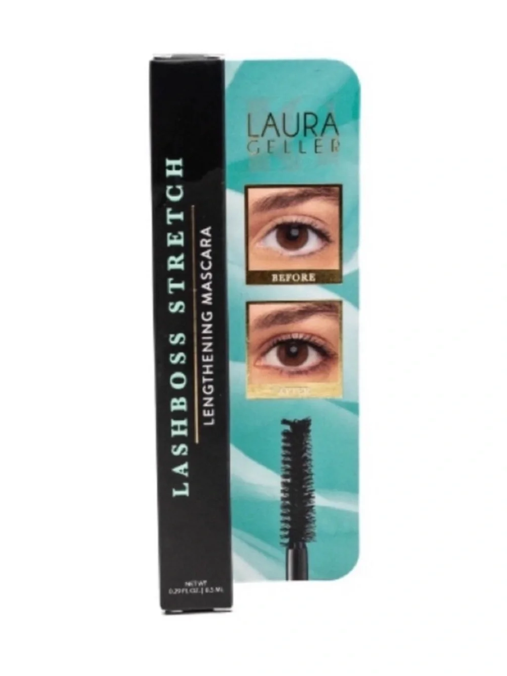 Laura Geller Beauty LashBOSS Stretch Lengthening Mascara Black 0.29 fl oz/8.5 ml